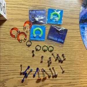 All types of body jewelry